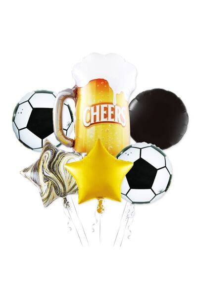 PARTİ SEPETİ حزمة بالونات من رقائق الفويل على شكل