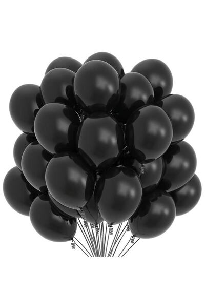 PARTİ SEPETİ بالون باستيل أسود اللون