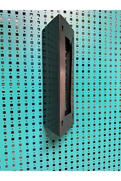 Acil Pano Üçgen Açılı Diafon 12x35x12 Zil Paneli, Metal Yön Çevirme Ve Koruma Kutusu Antrasit