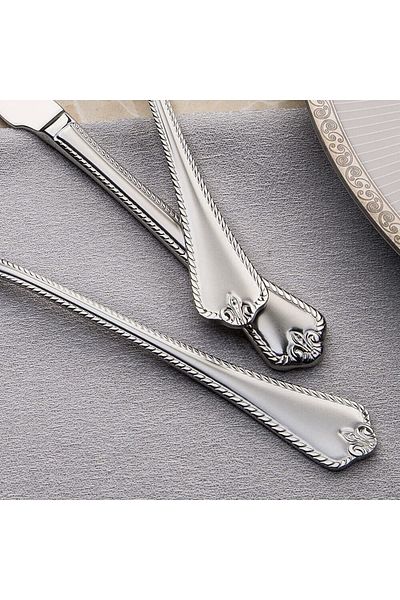 Nehir Fulya Satin 6-Piece Dining Knife
