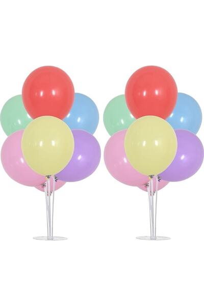 PARTİ SEPETİ حامل بالونات باستيل متعدد الألوان