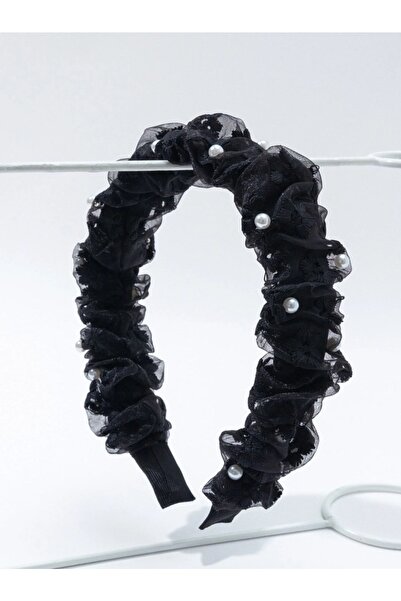 CSR AKSESUAR Puantiyeli Tüllü Incili Taç