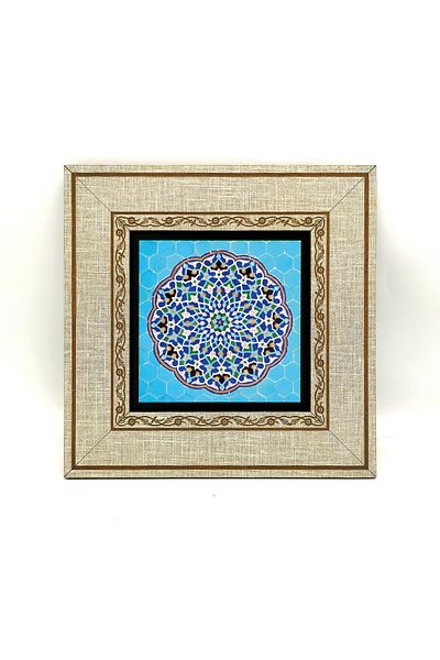 Sadrazam Friday Mosque Tile Iran Printed MDF Table