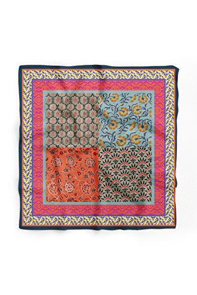 D scarf Kadın Otantik Desenli Fular Bandana