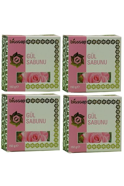Biotama Natural Rose Soap 150 Gr X 4 Pieces