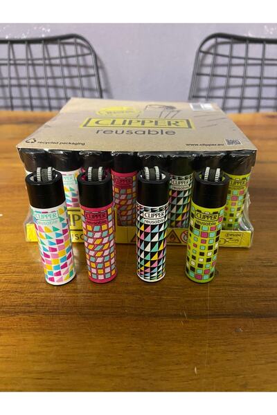 Clipper Koleksiyonculara Desenli Model 4 Adet Çakmak