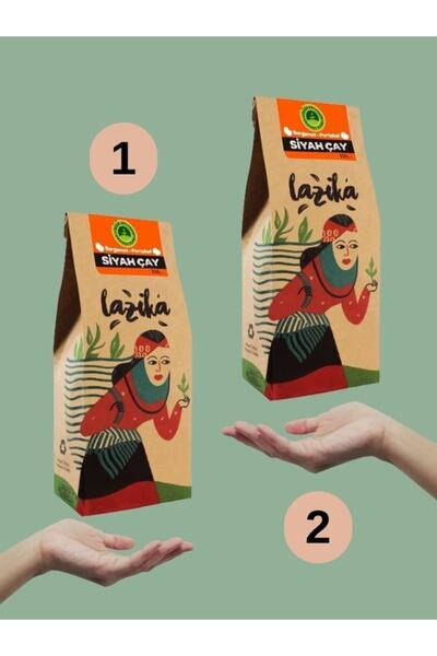 LAZİKA (Avantajlı 2'Lİ SET) Bergamot&Portakal Siyah Çay (2*350 g)-İlk Hasat M...