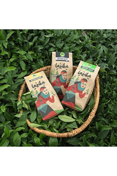 LAZİKA (3'LÜ SET) Avantajlı Bergamotlu Siyah Çay Seti (3*350 g)-Mayıs Çayı, Çamlıhemşin Tozsuz Çay