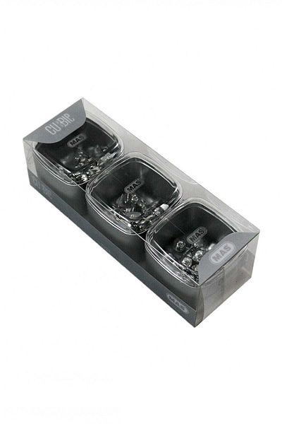 Mas Map Nail Cubbie Premium Silver Pvc Set of 3