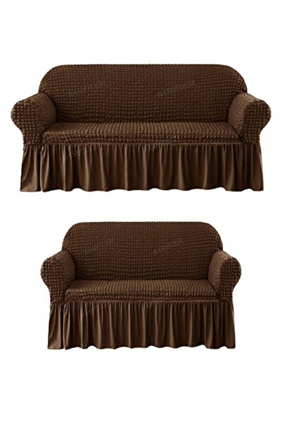 BASHTUGH TİCARET غطاء مقعد Bürümcük غطاء سرير أريكة مرن قابل للغسل 32 مقعدًا.