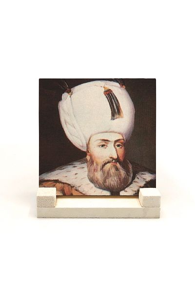 Sadrazam Suleiman the Magnificent Printed Natural Stone Tabletop