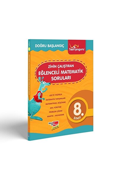 Dikkat Atölyesi Yayınları 8. Sınıf Kanguru Test Zihin Çalıştıran Eğlenceli Ma...