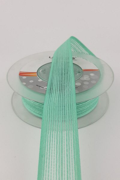 GELD Water Green Effect Λινή Κορδέλα 2,5 cm – Κορδέλα – Κορδέλα