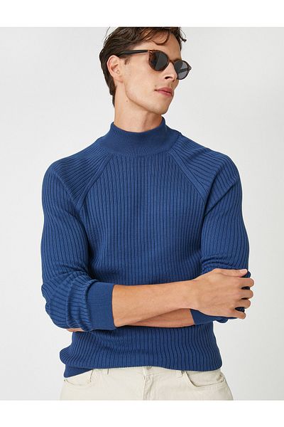 Koton Basic Knitwear Sweater Half Turtleneck