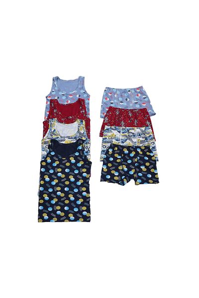 Poli Underwear Boy's 4-Piece Boxer Briefs Athlete Set