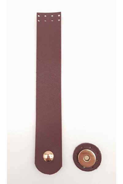 angel çanta aksesuar Light Gold Metal - 18X3 cm Claret Red Faux Leather Cover