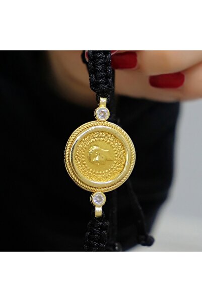 aytekgold Çeyrekli Ipli 8 Ayar Bileklik