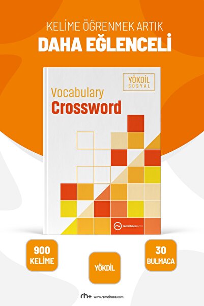 RH Pozitif Yayınları Yökdil Sosyal Ingilizce Kelime Bulmacası