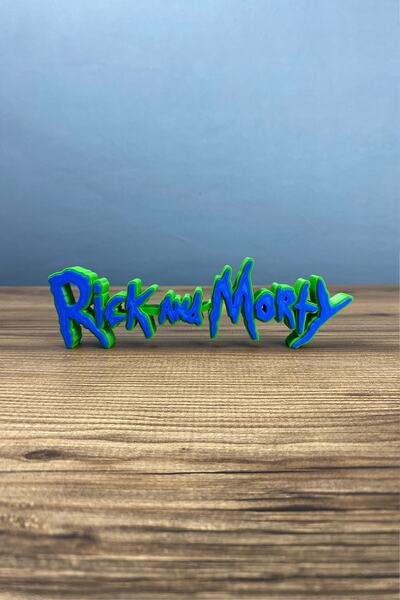 The Pieta Rick And Morty Logo Figür 20 Cm - Eğlenceli Tasarım