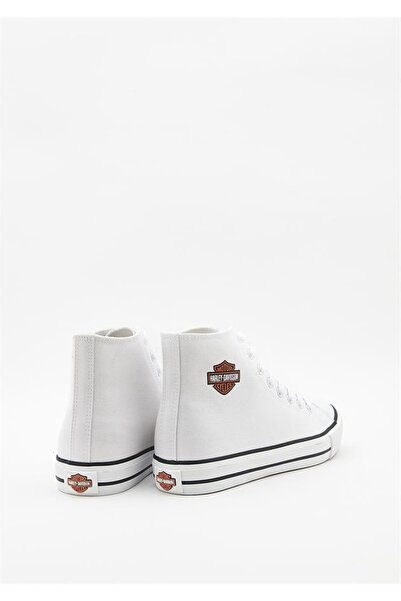 Harley Davidson 023m100382 Pittsburgh Plain White Men's Sneaker