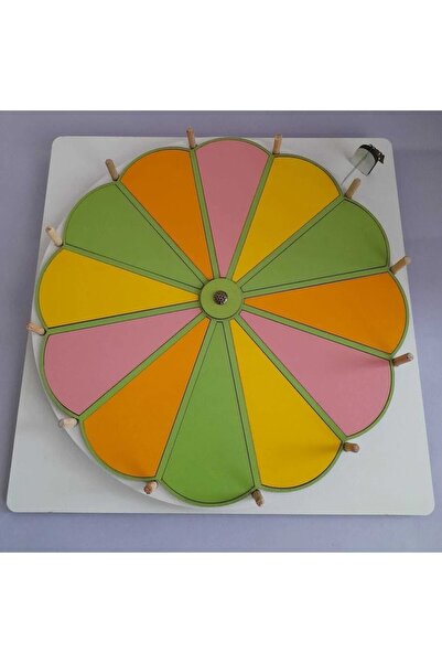 n-smart Çarkıfelek Oyunu, Eğitim Materyali, Eğitici Oyun, Renkli