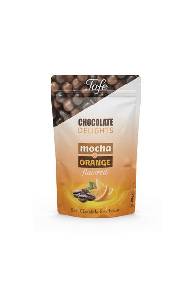 TAFE Portakal Ve Mocha Aromalı Çikolata Kaplı Lokum Draje