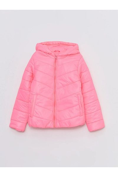 LC Waikiki Basic Girl's Hooded Puffer Jacket
