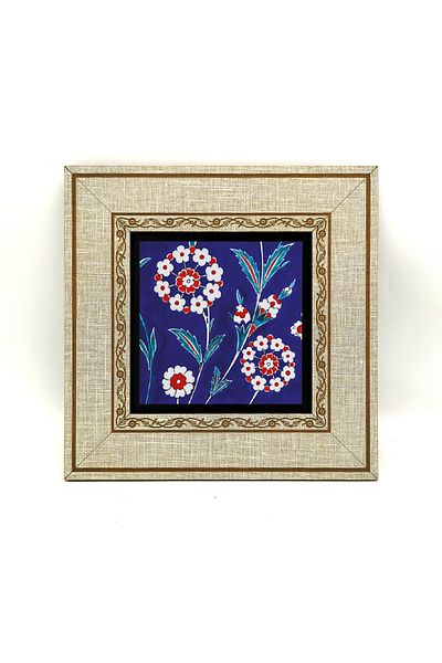 Sadrazam Iznik Tile Pattern Printed MDF Table