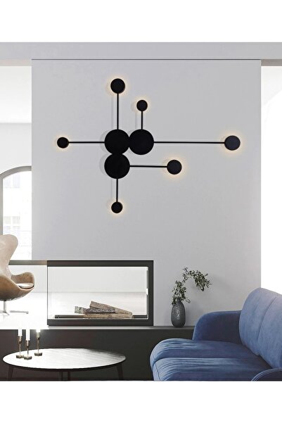 SimaAvize Siyah Modern Aplik