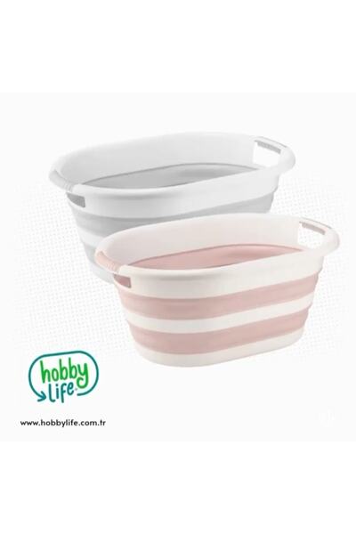 HOBBY LİFE Gree Home Magic Katlanır Çamaşır Sepeti 25 Lt