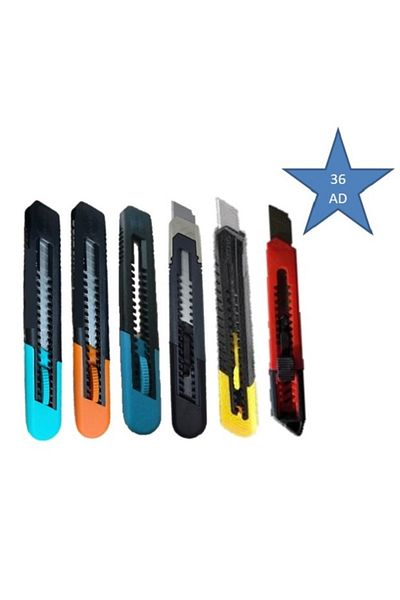 FOUR SEASON 36 Pieces 18 Mm Thick Wide Plastic Utility Knife Falçata