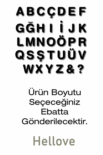 AVMmarketim B Harfi Tamamlanabilir Duvar Yazısı Isim Yazmak Için Lazer Kesim Ahşap Harf