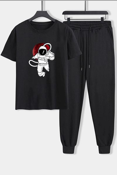 Trend Sizde Σετ φόρμας Unisex Nasa με στάμπα πάνω κάτω