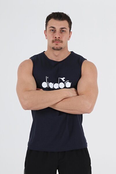 Diadora Ανδρικό αμάνικο μπλουζάκι Therm Dark Navy Blue - 1ATL01-Dark Navy Blue