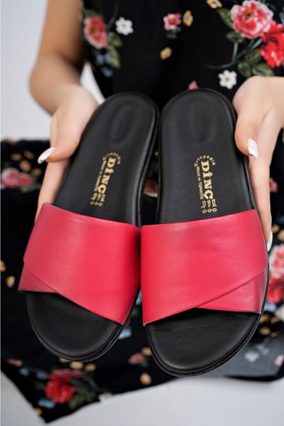 AYS SHOES Ays Orthopedic Heel Spur Supported Leather Women's Slippers