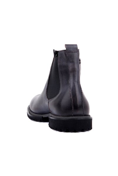 SailLakers - Gray Leather Eva Sole Men's Boots 102-3285-081155