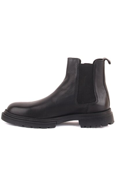 SailLakers - Black Leather Men's Chelsea Boots 102-057-10201