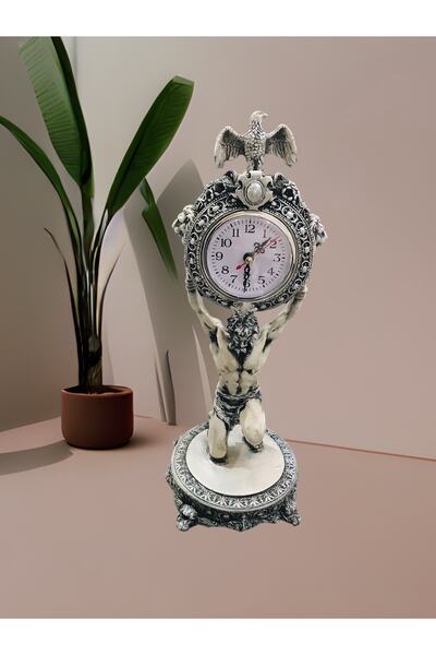 veraninfircasi Saatli Atlas Heykeli