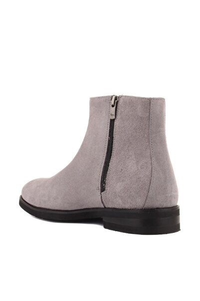 SailLakers - Сірі замшеві черевики з блискавкою та підошвою з ЕВА для чоловіків 102-3513-115584