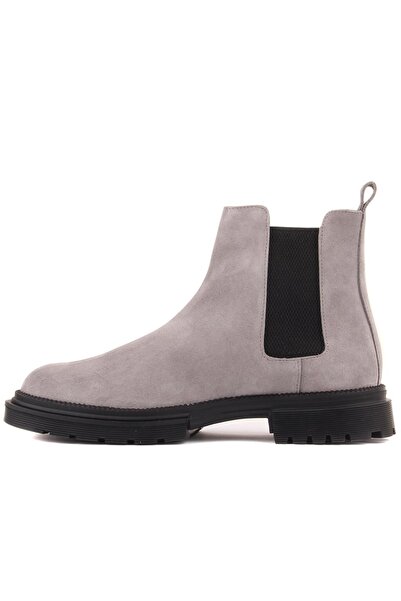 SailLakers - Gray Suede Men's Chelsea Boots 102-057-10201