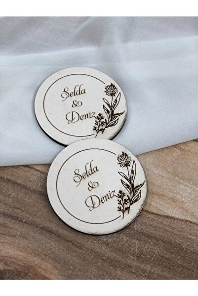 Masalsı Concept 20 Adet Ahşap Söz Nişan Nikah Kına Düğün Hediyeliği Kuran Hat...