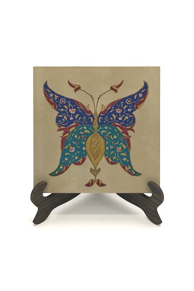 Sadrazam Butterfly Pattern Printed MDF Desktop