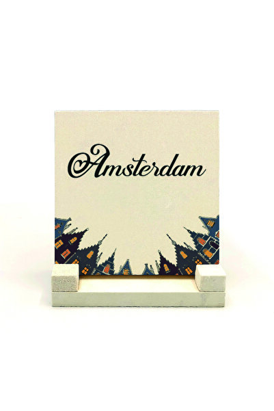 Sadrazam Amsterdam Visual Printed Natural Stone Tabletop