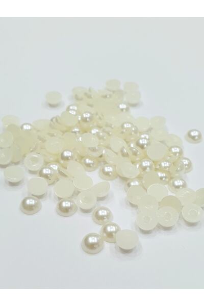 CRYSTALSHOP نصف لؤلؤة - كريم 6 مم (100 جرام - 1800 قطعة)