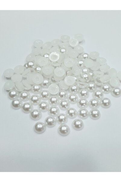 CRYSTALSHOP Yarım Inci - 8 Mm Kırık Beyaz (100 GR - 700 AD)
