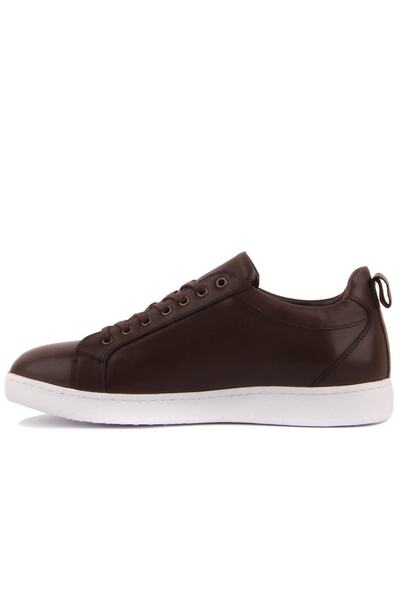 SailLakers - Brown Leather Men's Sneaker 101-3789-He-754