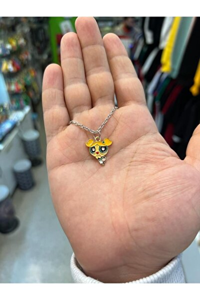 Kuzgunshop Powerpuff Girls Bubbles Kolye