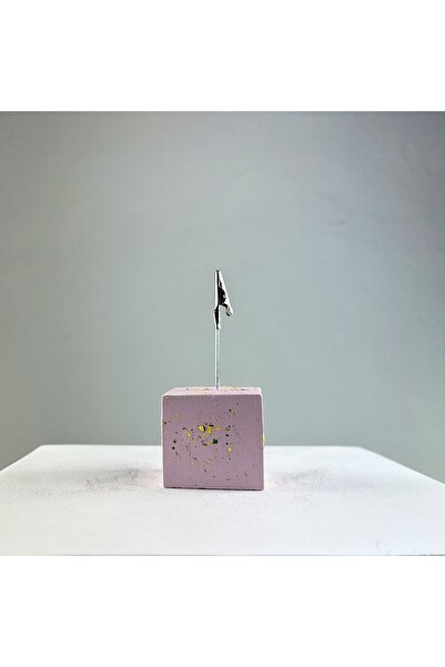 oasis decoration Pink Cube Splash Note Holder