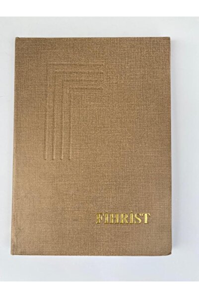 Gürpaş 20x28 Açık Kahverengi Cilt Bezli Ticari Fihrist 8 Li