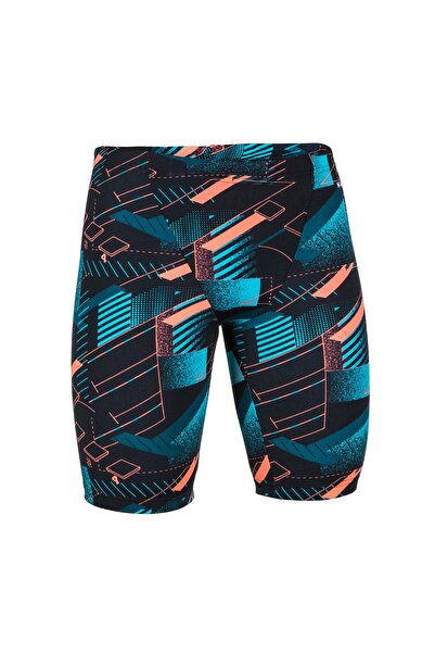 Decathlon Nabaiji Çocuk Jammer Mayo - Siyah / Kırmızı / Turkuaz - Fitib